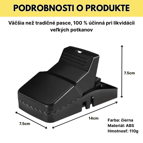 BestSeller™ – Nášľapná Pasca Na Myši – Robustná A Vysoko Odolná