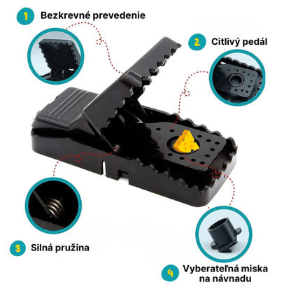 BestSeller™ – Nášľapná Pasca Na Myši – Robustná A Vysoko Odolná