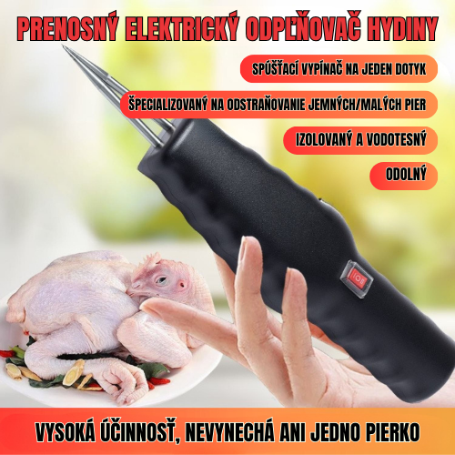 Prenosný a Ručný Odperovač Peria – Obsahuje Nabíjačku