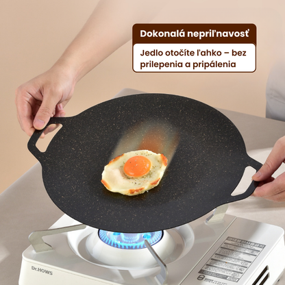 Viacúčelová 6-vrstvová nepriľnavá panvica – vhodná aj na indukčné varné dosky