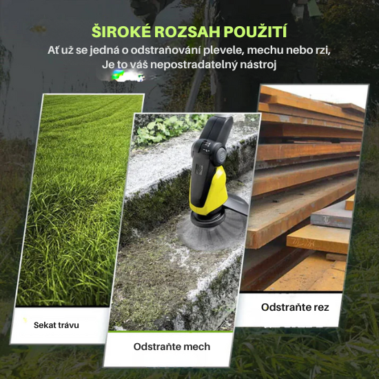 ⚡Hlava Kosačky 6 Drôtov z Nehrdzavejúcej Ocele