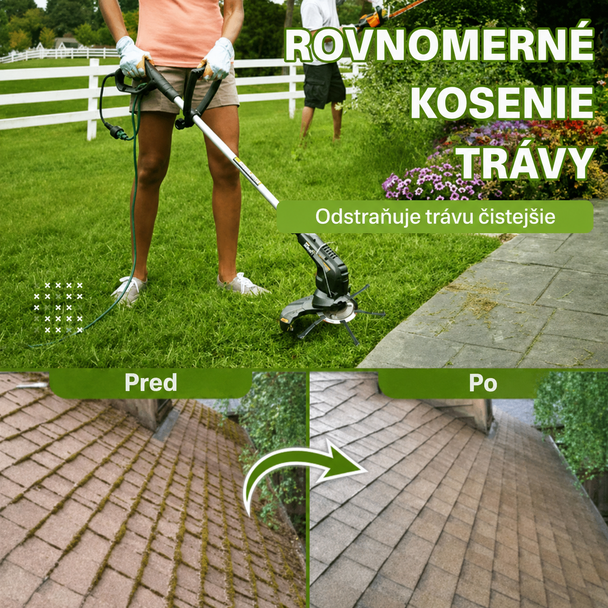 Hlava krovinorezu so 6 oceľovými lankami – Výkon a presnosť pri každom kosení