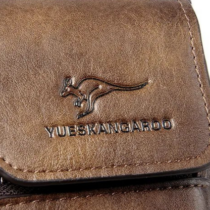 Pánska Kožená Taška Cez Rameno Vo Vintage Štýle