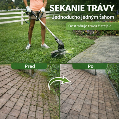 Oceľová žacia hlava so 6 čepeľami – riešenie pre super rýchle kosenie trávy