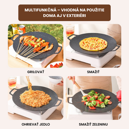 🔥Multifunkčná panvica so 6-vrstvovým nepriľnavým povrchom, vhodná na indukčné varné dosky