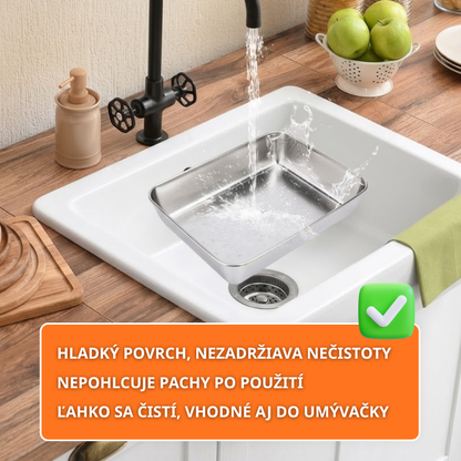 PRÉMIOVÁ NEREZOVÁ NÁDOBA 304 - Udrží potraviny čerstvé až 5× dlhšie
