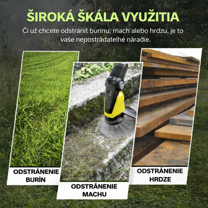 Oceľová žacia hlava so 6 čepeľami – riešenie pre super rýchle kosenie trávy