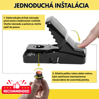 BestSeller™ – Nášľapná Pasca Na Myši – Robustná A Vysoko Odolná
