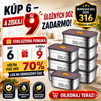 ⚜️Vákuová nádoba z ocele 316, 1000ML — nemecká kvalita | Čerstvé jedlo 5× dlhšie