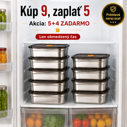 🔥 12 dostaneš, 6 zaplatíš | 316L Nerezová Oceľ Vákuový Zásobník na Jedlo