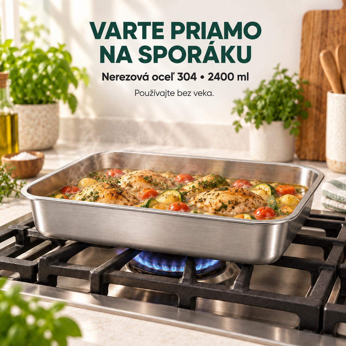 ✦ 12 za cenu 6 | Súprava vzduchotesných nerezových nádob 304 (2000 ML) ✦
