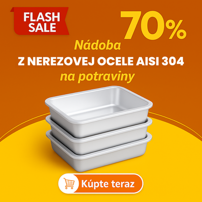 🇸🇰 Prémiová nádoba z nehrdzavejúcej ocele AISI 304 na potraviny - 2000ml
