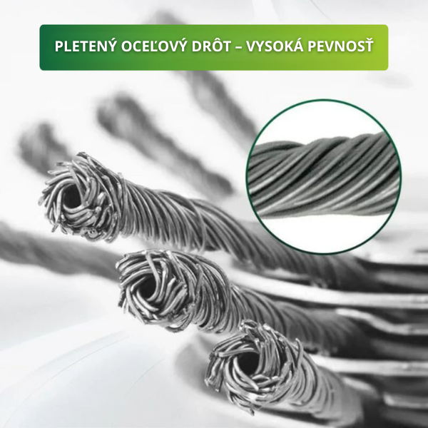 ⚡ Hlava Kosačky 6 Drôtov z Nehrdzavejúcej Ocele
