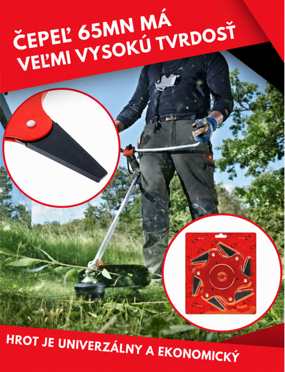 ZĽAVA 70 % | 6-zubová oceľová čepeľ na trávu (príslušenstvo je súčasťou balenia)